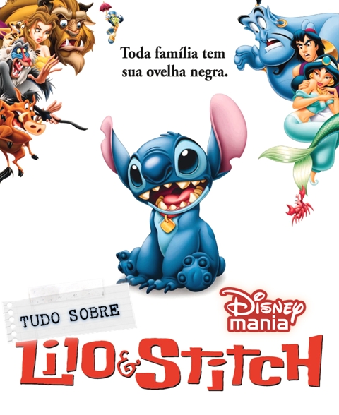 Páginas de coloração livre de Lilo e Stitch para crianças