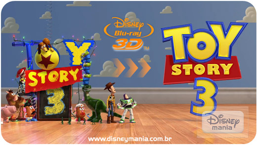 Toy Story 3 em Disney Blu-ray 3D!