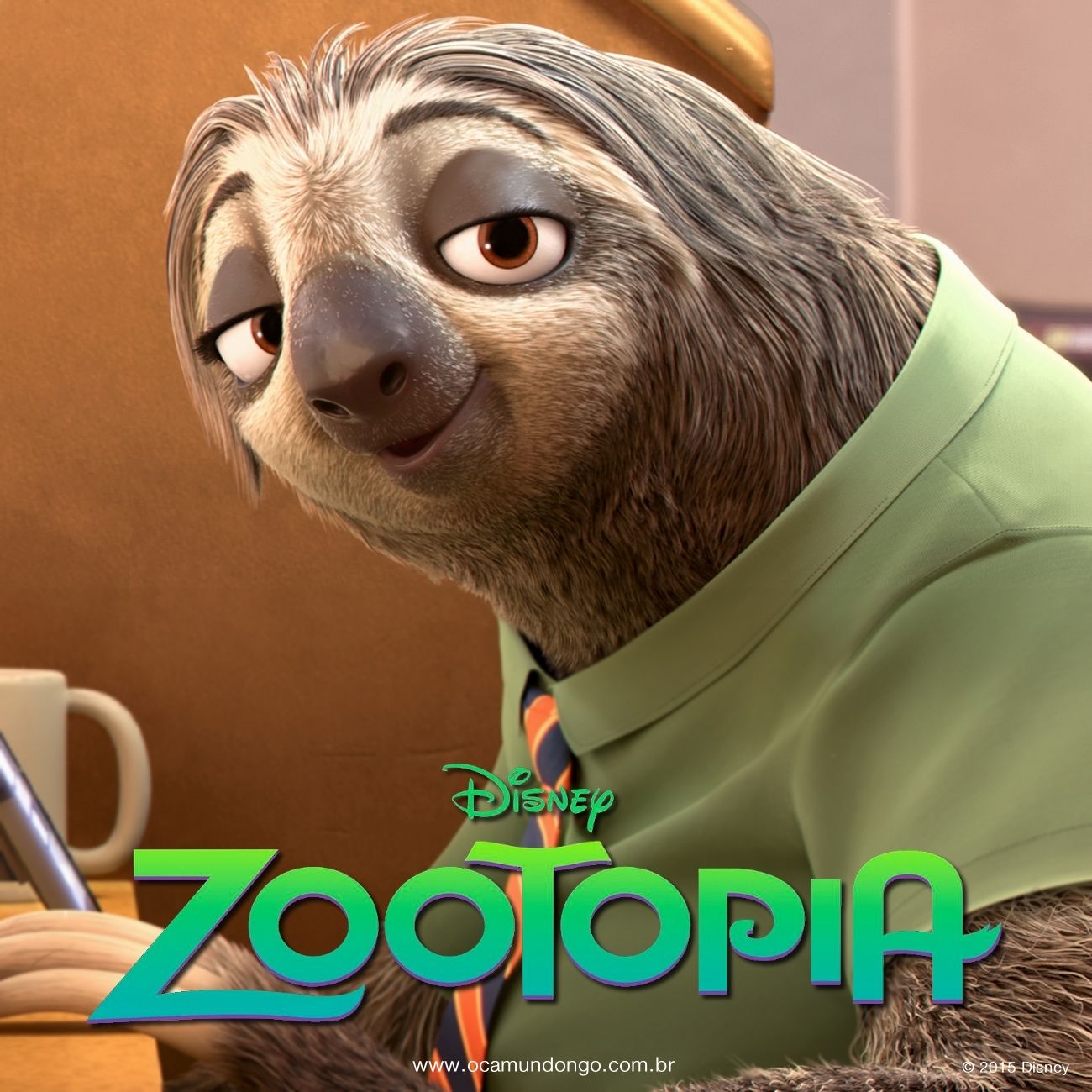 Atendentes são preguiças no novo trailer da animação Zootopia - Cinema  com Rapadura